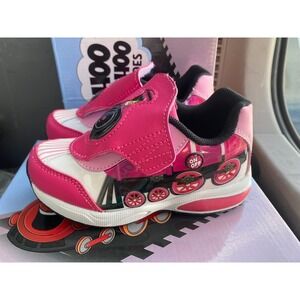 Choo Choo Shoes Pink Train Light Up‎ Sound Toddler Sz 11 Sneakers